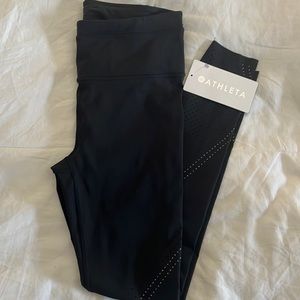 Womens Athleta Accelerate laser cut 7/8 tight Small Tall